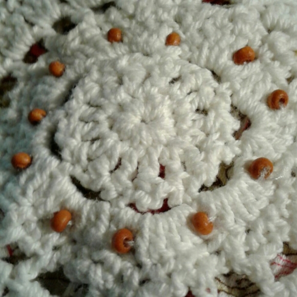 Floral,HalterStyle,Bohemian,Smock Top with Built In Bra & Lace & Bead Detail🦋🦋 - Picture 7 of 7